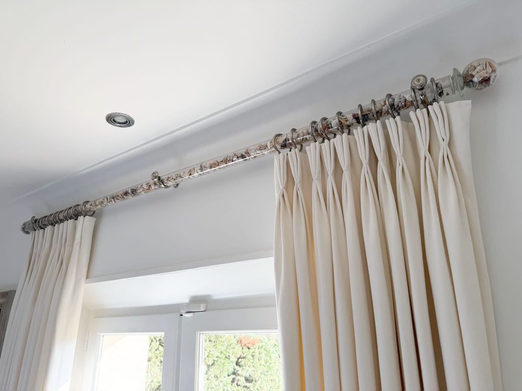 Curtain with Custom Pole