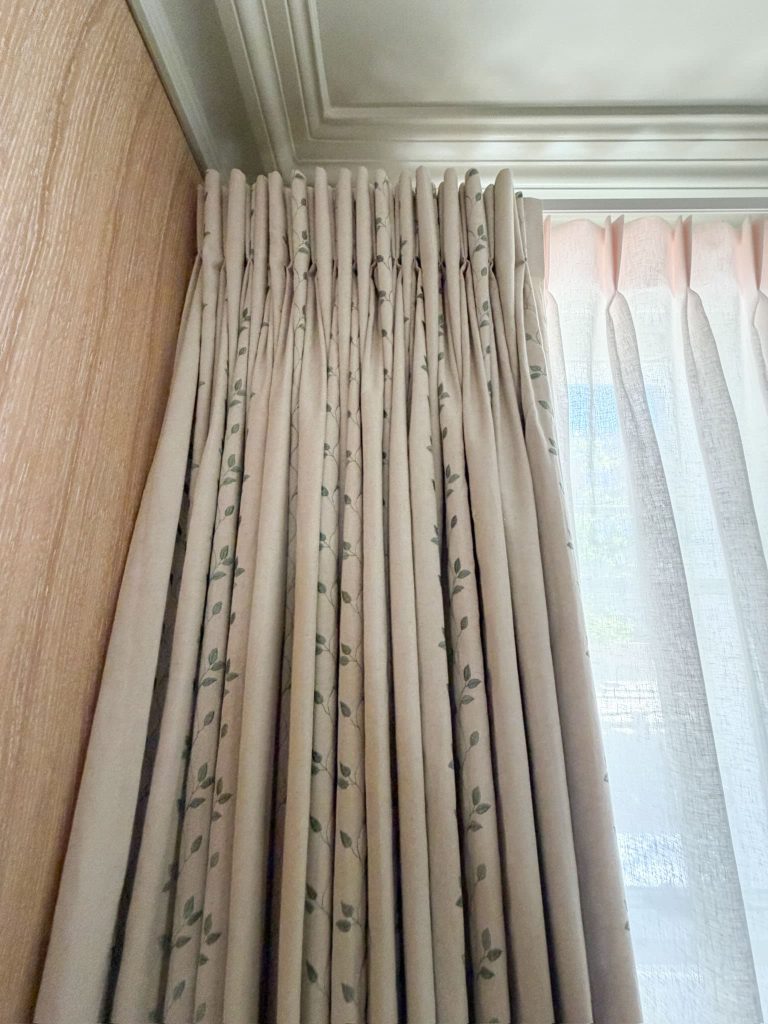 Double Pleat and Sheer